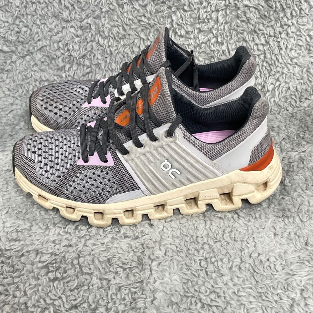 On Cloudswift Womens Running Shoes Size 6 Grey Mesh CloudTec Cushioning - Picture 7 of 15